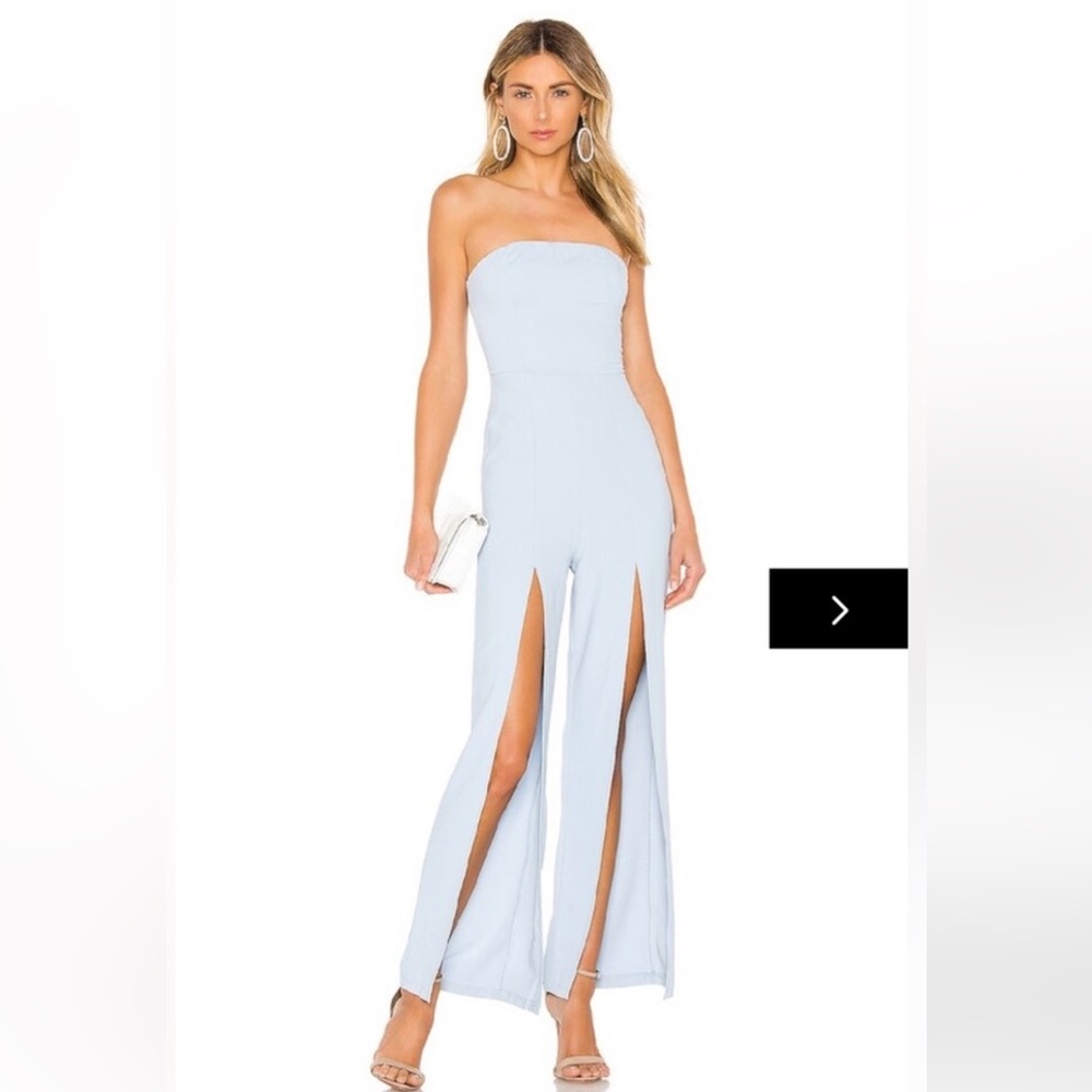 Superdown blue jumpsuit size M